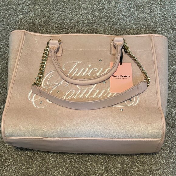 SOLD: Juicy Couture Beach Tote: Pink Diamond (NWT) - Picture 1 of 7